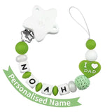 Custom Name Handmade Personalize Dummy Clips Pacifier Clips