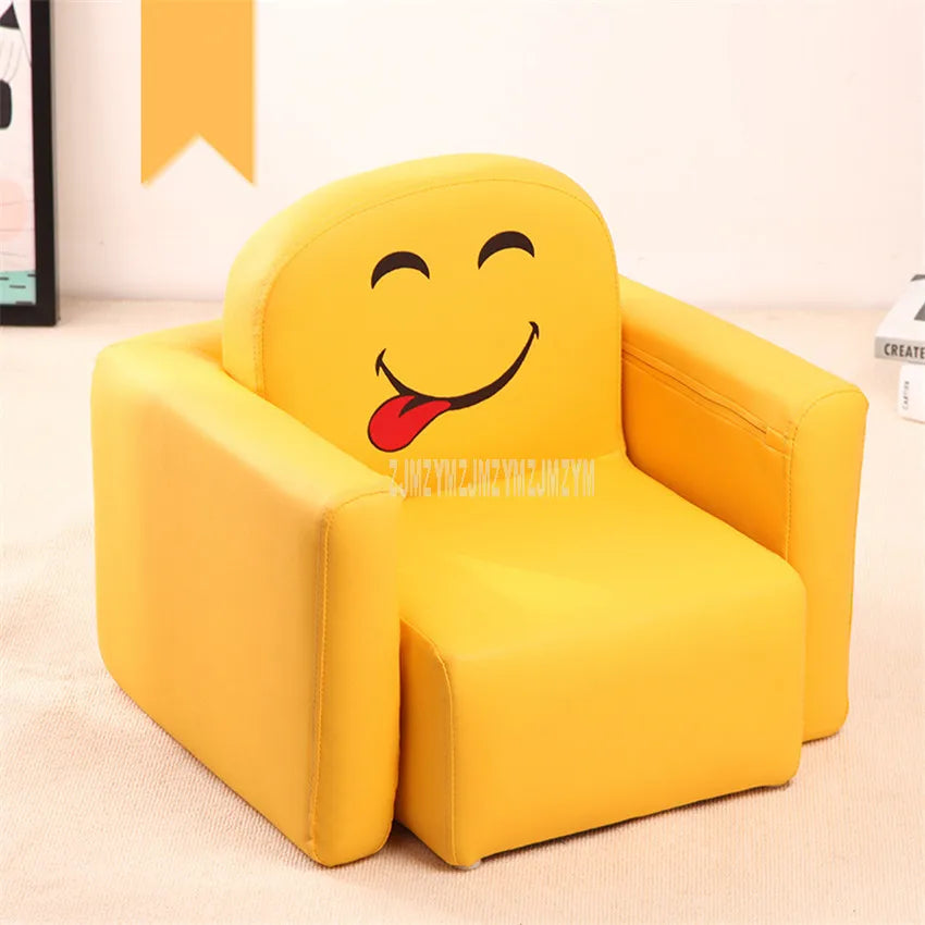 Cute Baby Kids Lazy Sofa Sponge Filler Solid