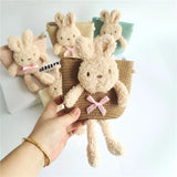 Cute Bear Baby Girl Shoulder Bags Straw Children