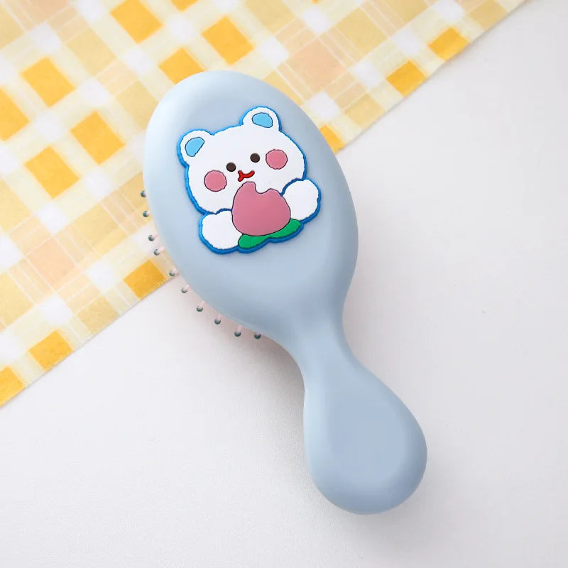 Cute Cartoon Air Cushion Anti-screw Hair Brush Comb