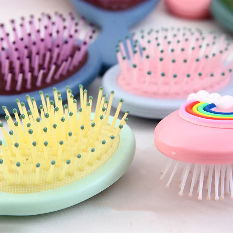 Cute Cartoon Air Cushion Anti-screw Hair Brush Comb