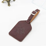 Cute Cartoon Cat Luggage Tag PU Leather Suitcase