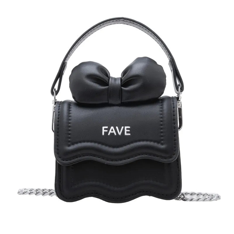 Cute Children's Handbag for Girls Vintage PU Leather