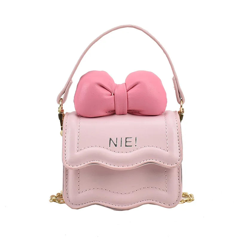 Cute Children's Handbag for Girls Vintage PU Leather