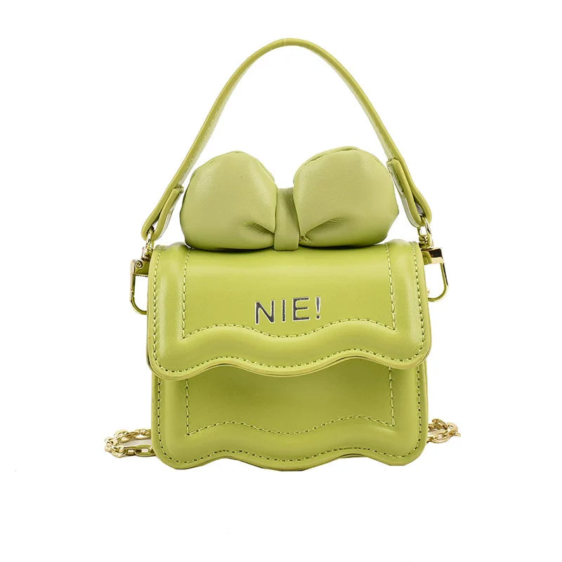 Cute Children's Handbag for Girls Vintage PU Leather