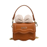Cute Children's Handbag for Girls Vintage PU Leather