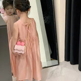 Cute Children's Handbag for Girls Vintage PU Leather