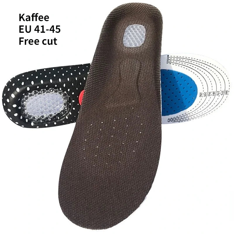 Cuttable Silicone Insoles for Shoe Men Women Orthotic