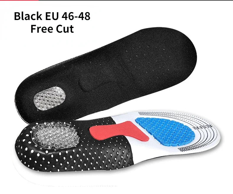 Cuttable Silicone Insoles for Shoe Men Women Orthotic