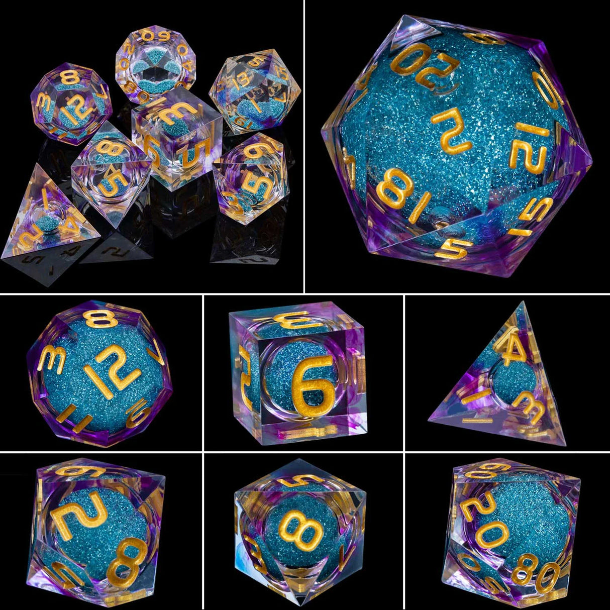 D&D Liquid Flow Core Dice & Liquid Activity