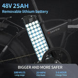 DEEPOWER 2000W Adults Electric Bike Bicycle 1000W 48V