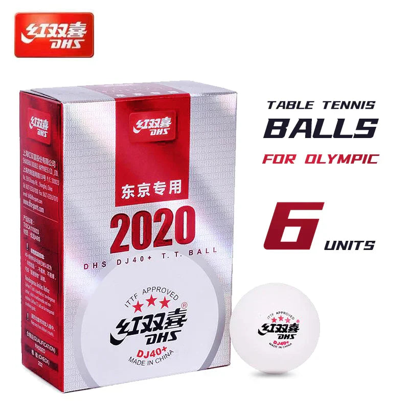 DHS DJ40+ Ping Pong Balls 3 Stars Professional