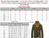 DIMUSI Winter Jacket Mens Military Fleece Warm Coats