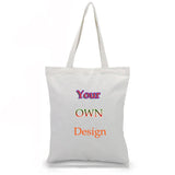 DIY Custom Canvas Bag Printed Logo Shopping Bag