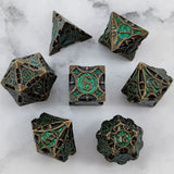 DND Dice Board Game Metal Polyhedral Dice for