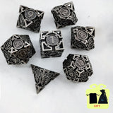 DND Dice Board Game Metal Polyhedral Dice for