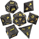 DND Dice Board Game Metal Polyhedral Dice for