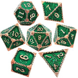 DND Dice Board Game Metal Polyhedral Dice for