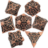 DND Dice Board Game Metal Polyhedral Dice for