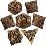 DND Dice Board Game Metal Polyhedral Dice for