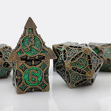 DND Dice Board Game Metal Polyhedral Dice for