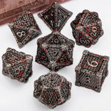 DND Metal Dice Set Dragon Scale D&D Dice