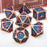 DND Metal Dice Set Dragon Scale D&D Dice