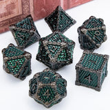 DND Metal Dice Set Dragon Scale D&D Dice