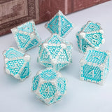 DND Metal Dice Set Dragon Scale D&D Dice