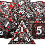 DND Metal Dice Set Dungeon and Dragon RPG