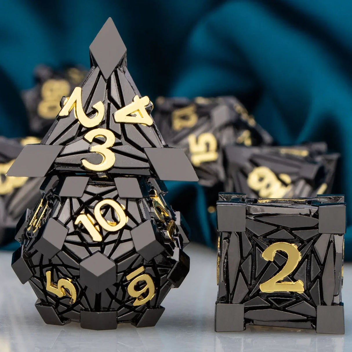 DND Metal Dice Set Dungeon and Dragon RPG