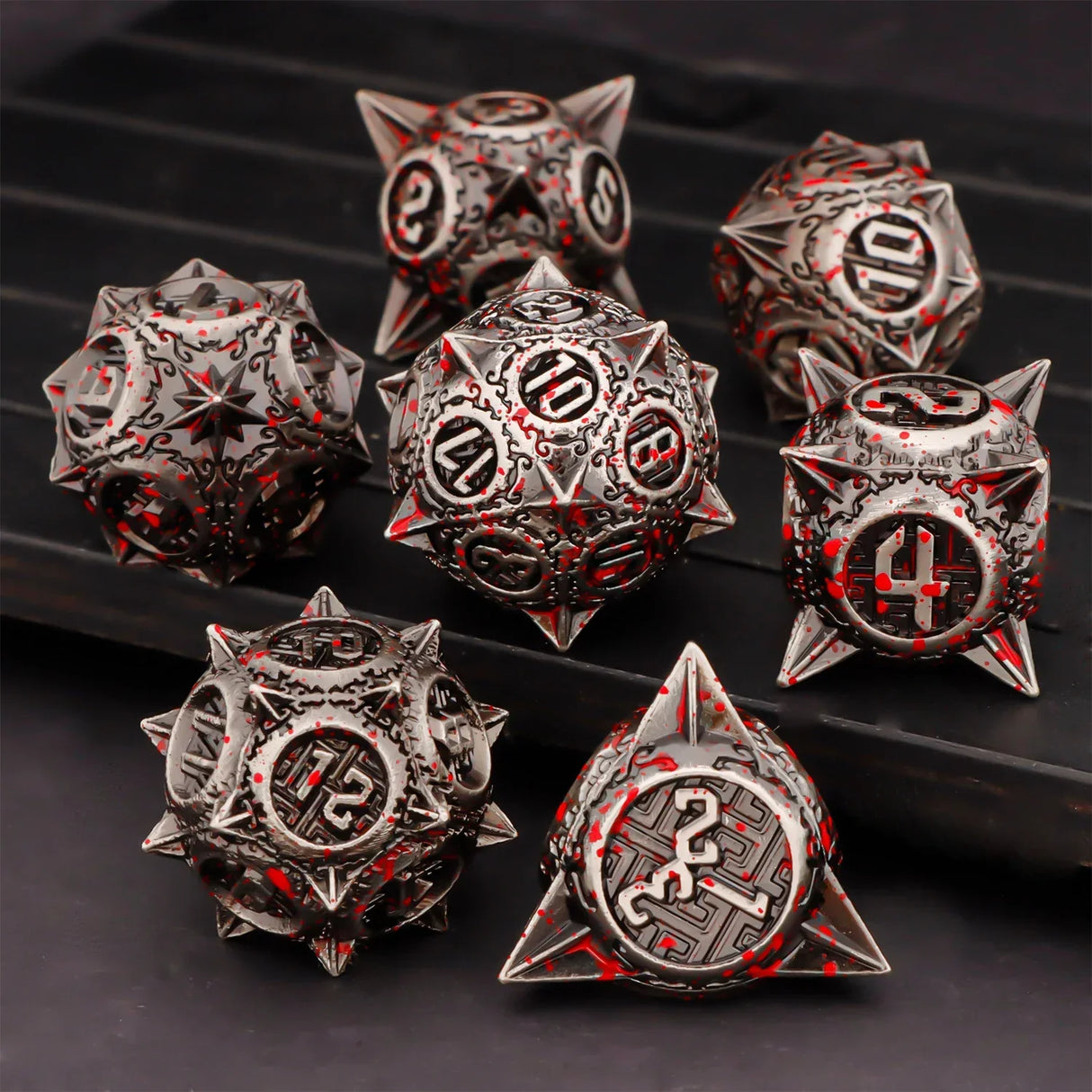 DND Metal Polyhedral Dice Set SetDungeon and Dragon