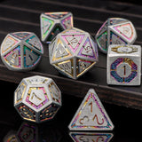 DND Metal Polyhedral Dice Set SetDungeon and Dragon