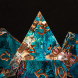 DND Sharp Edge Dice Set, 7 Piece Resin