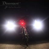 Deemount Rechargeable COB LED USB Mountain Bike Tail