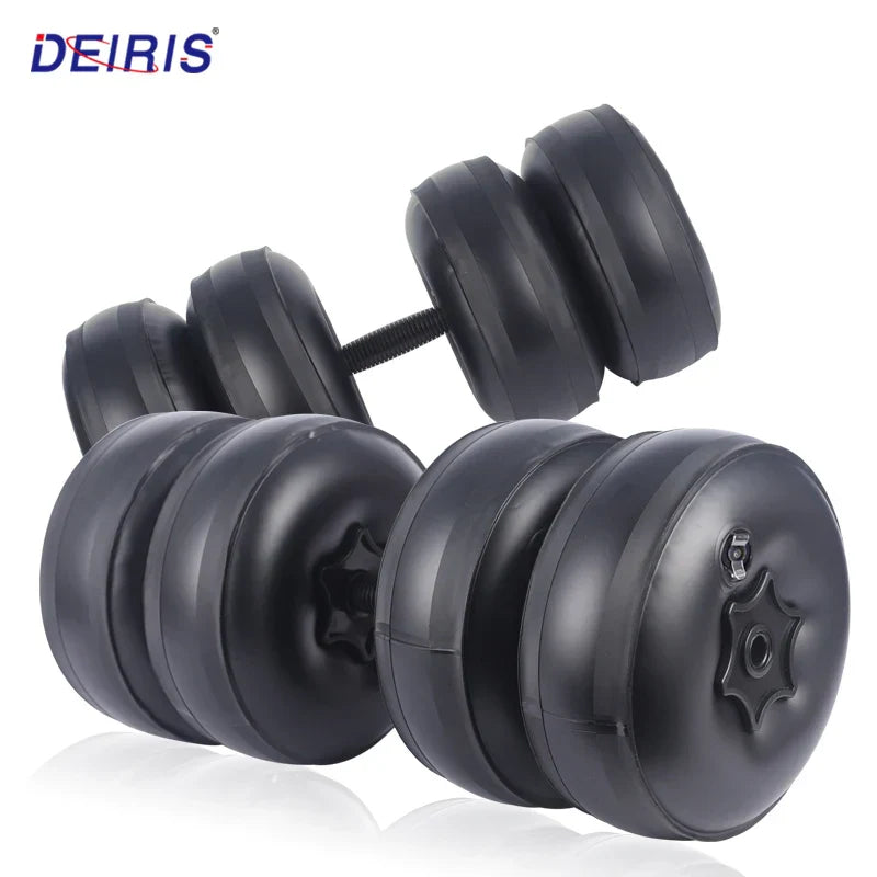 Deiris 1-35 KG Water Filled Travel Dumbbell Sets