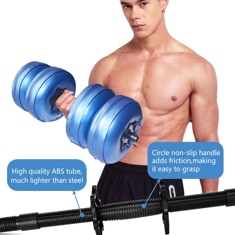 Deiris 1-35 KG Water Filled Travel Dumbbell Sets