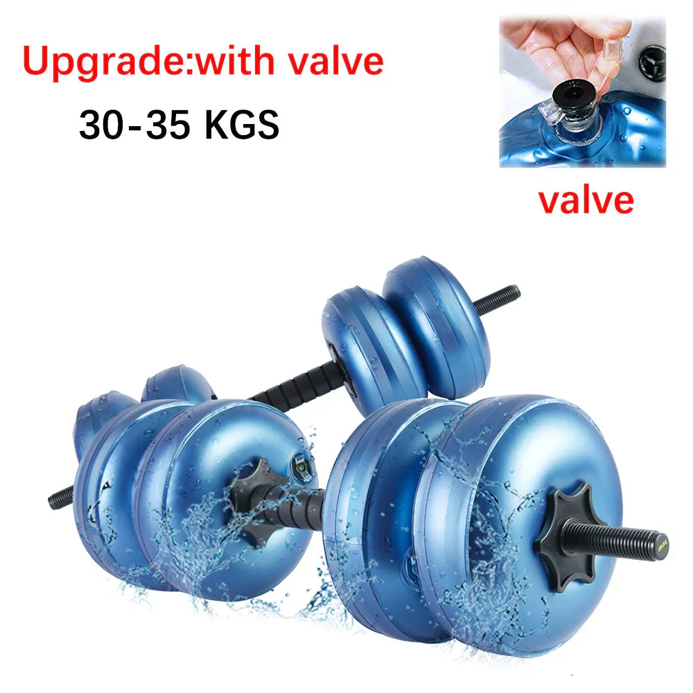 Deiris 1-35 KG Water Filled Travel Dumbbell Sets