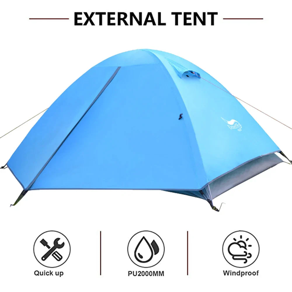 Desert&Fox 2 Person Tent Lightweight 3 Season Backpacking