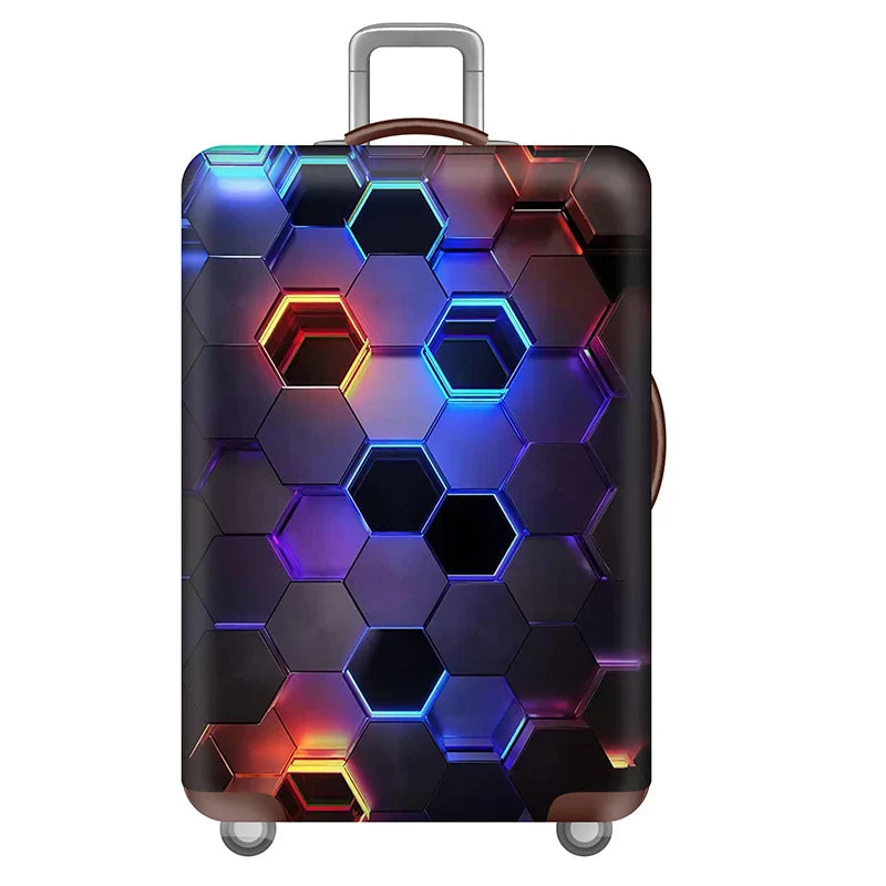 Designer Thicken Luggage Cover Elastic Fabric Luggage Protective