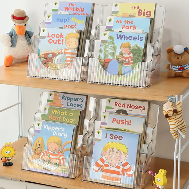 Desktop Bookshelf Kids Picture Book Storage Accessories Small