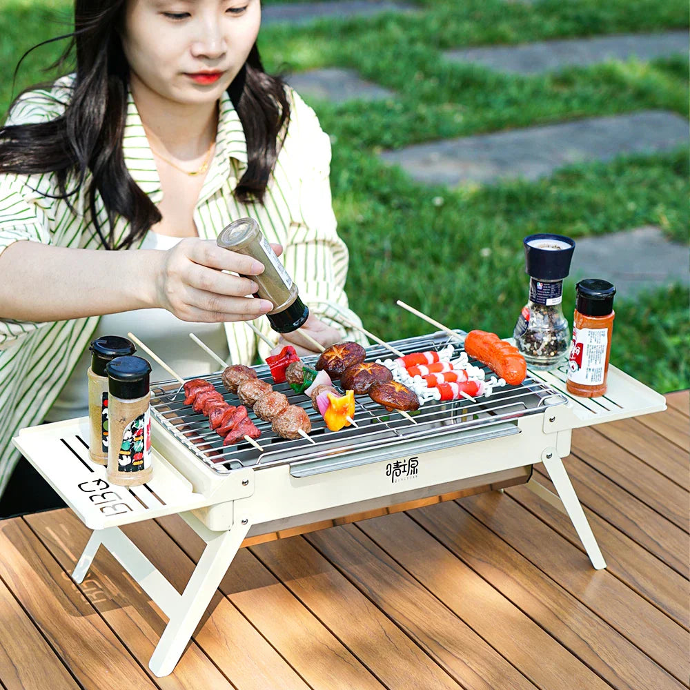 Detachable Camping Grill Portable Mini Stove Folding Barbecue