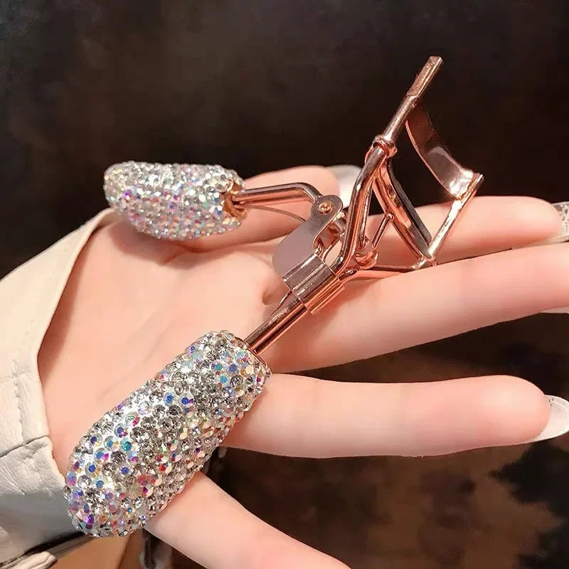 Diamond-encrusted eyelash curler Sparkling Handle Eyelash with diamond