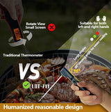 Digital Food Thermometer Portable Water-proof Probe Instant Reading