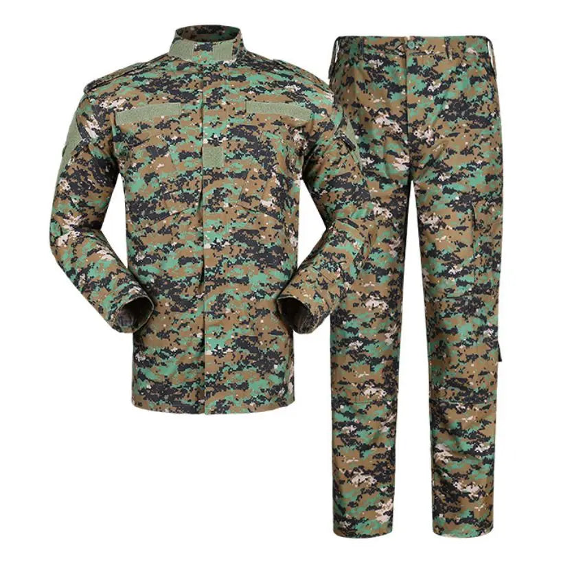 Digital Woodland Military Combat Uniform Shirt Pant Tactical