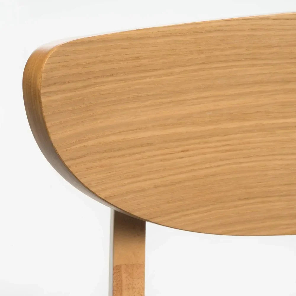 Dining Chair Dark Grey / Oak Finish Gavin