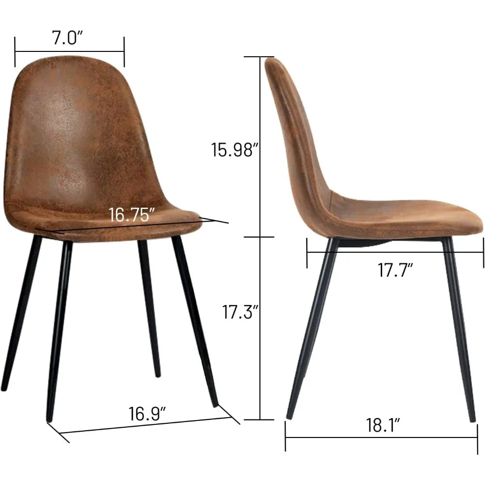 Dining Chairs Set of 4 Lounge Kitchen Chairs