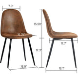 Dining Chairs Set of 4 Lounge Kitchen Chairs