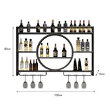 Dining Wine Rack Iron Large Modern Whisky Storage