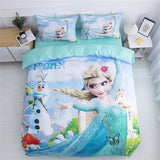 Disney Bedding Set Purple Frozen Elsa Princess Duvet